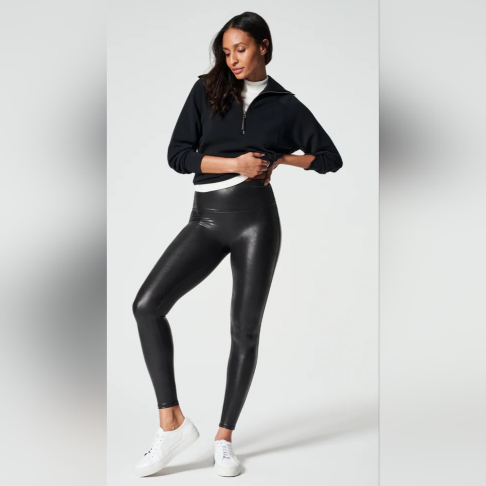 SPANX Faux Leather Leggings